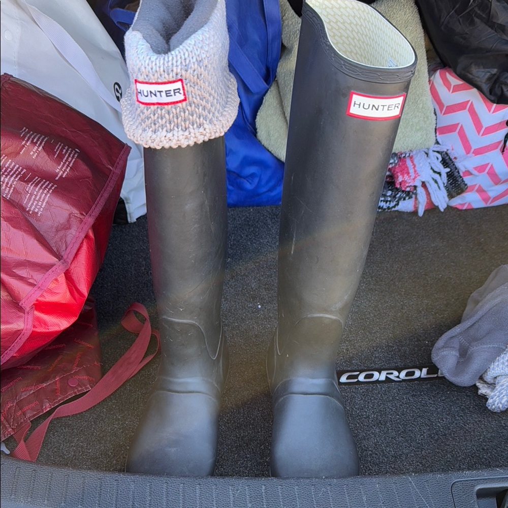 Hunter Black Rain Boots